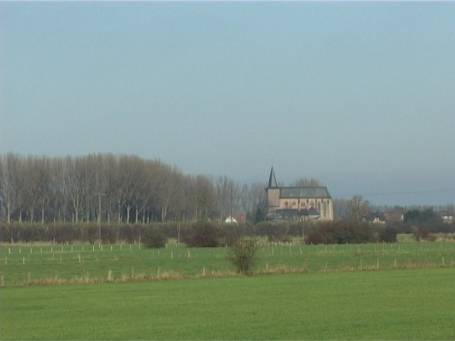 Kranenburg-Zyfflich : Im Hintergrund die St. Martinskirche 